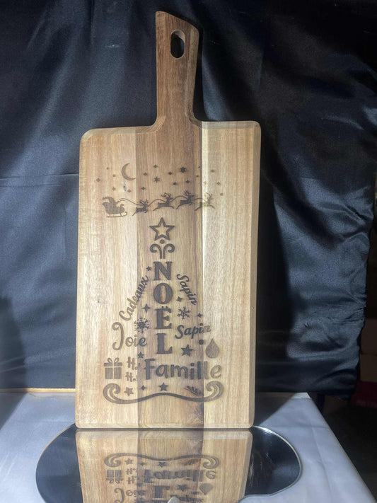 Planche longue personnalisée – À partager avec amour et gourmandise