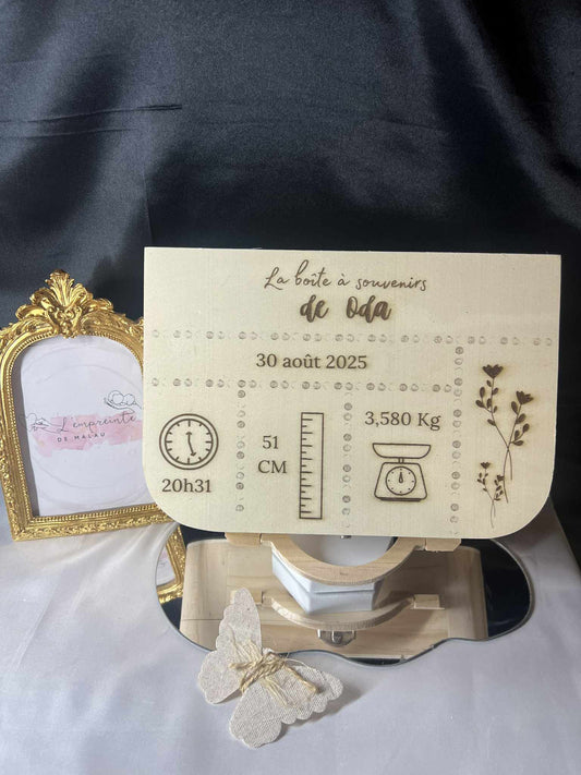 Boîte à souvenirs personnalisée – Garder précieusement les petits trésors de toute une vie