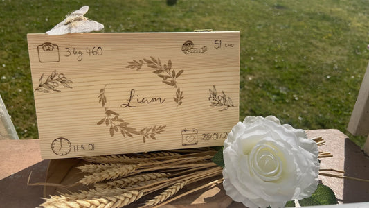 Boîte à souvenirs personnalisée – Garder précieusement les petits trésors de toute une vie