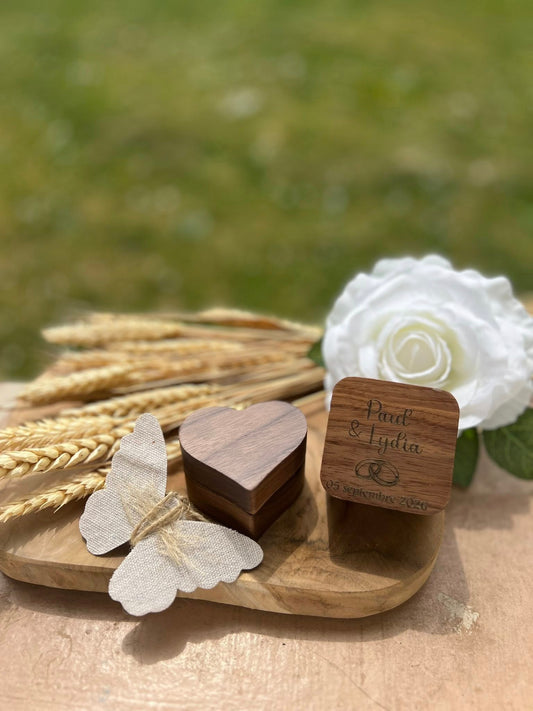 Boîte à alliances personnalisée – Le symbole d’un amour éternel