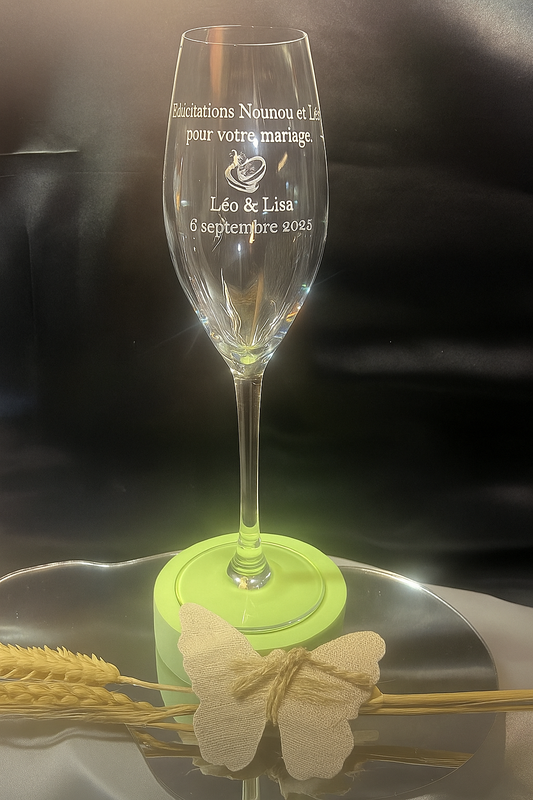 Flûte à champagne personnalisée – Pour célébrer les plus belles émotions
