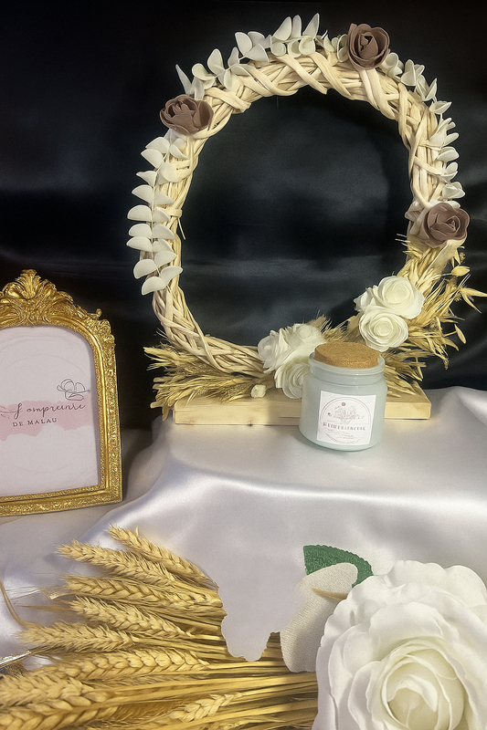 Bougie personnalisée – Une lumière pleine de douceur et de souvenirs